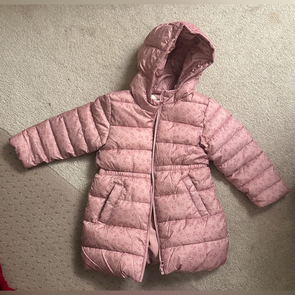 Mango Girls Quilted Long Coat